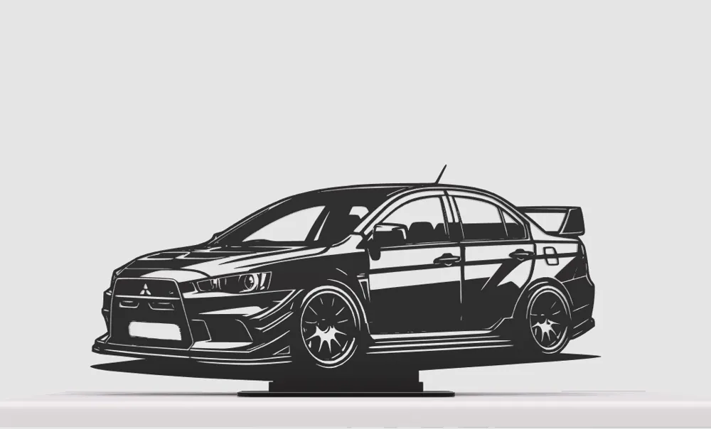 Mitsubishi Lancer Evolution Silhouette, photo 2 of 4 - JDM & Supercar Models, mitsubishi evolution