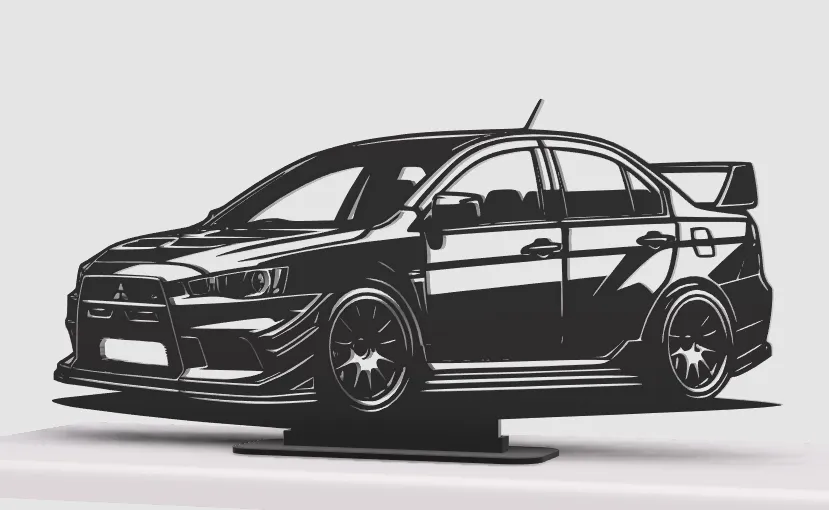 Mitsubishi Lancer Evolution Silhouette, photo 3 of 4 - JDM & Supercar Models, lancerevolution