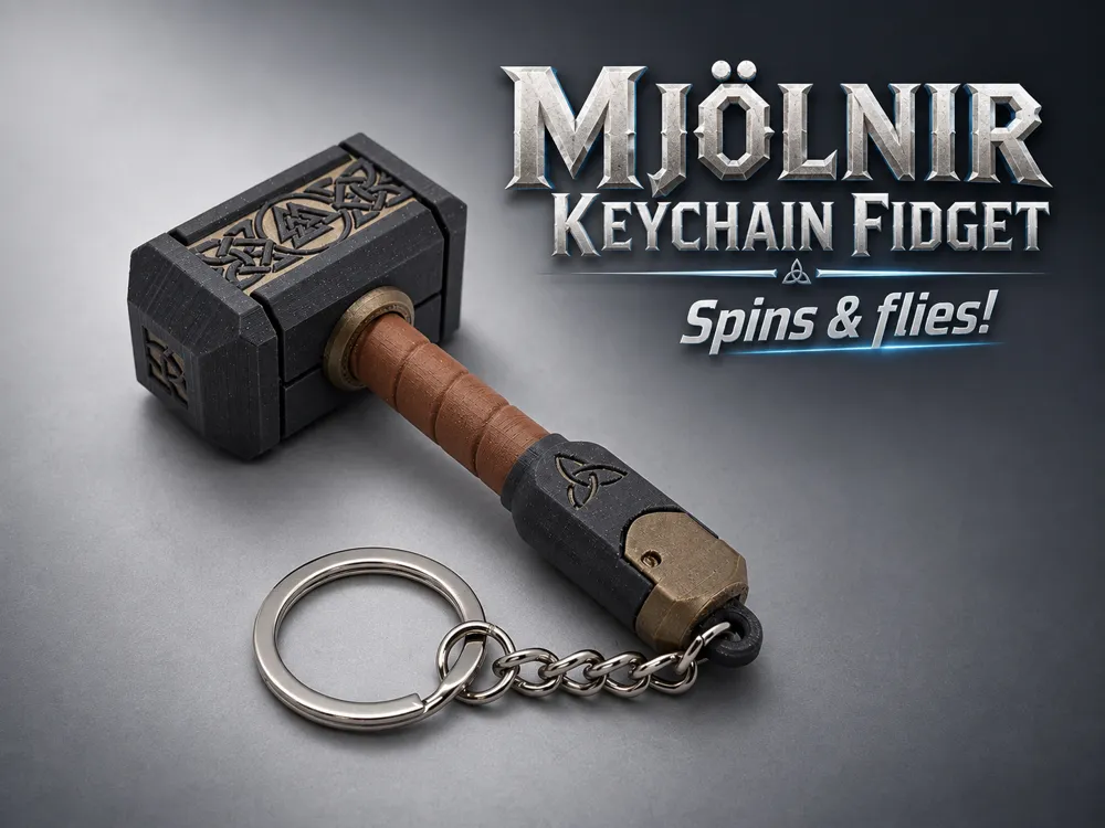 Mjölnir Keychain Fidget, Thor's Hammer - Other Toys & Games, in stock in India