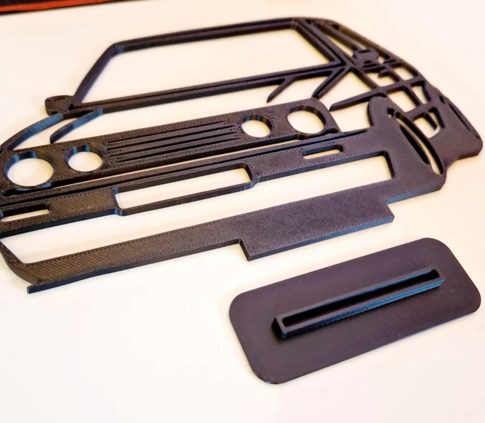 Mk2 VW Golf Silhouette Display, photo 2 of 4 - Golf Ball Holders & Dispensers, silhouette art