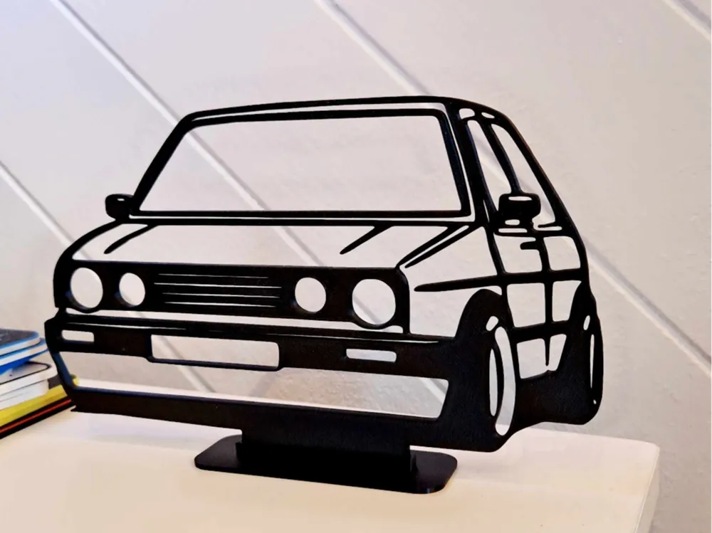 Mk2 VW Golf Silhouette Display