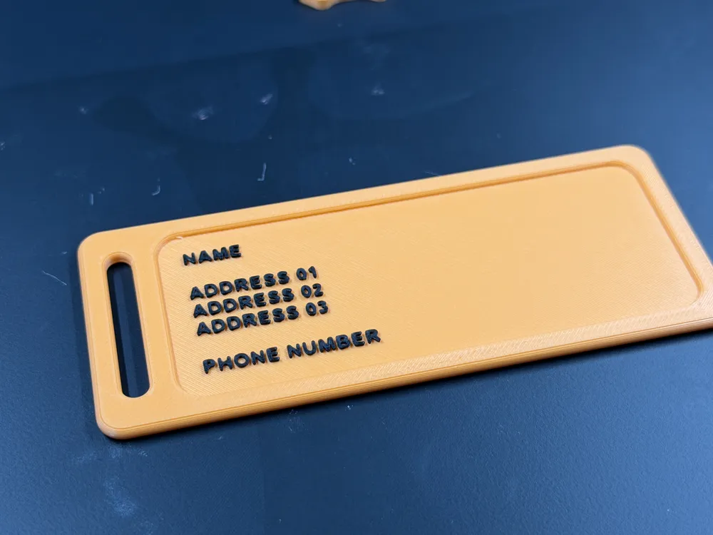Luggage label (Fully Customizable), photo 4 of 4 - Luggage label (Fully Customizable) Fashion