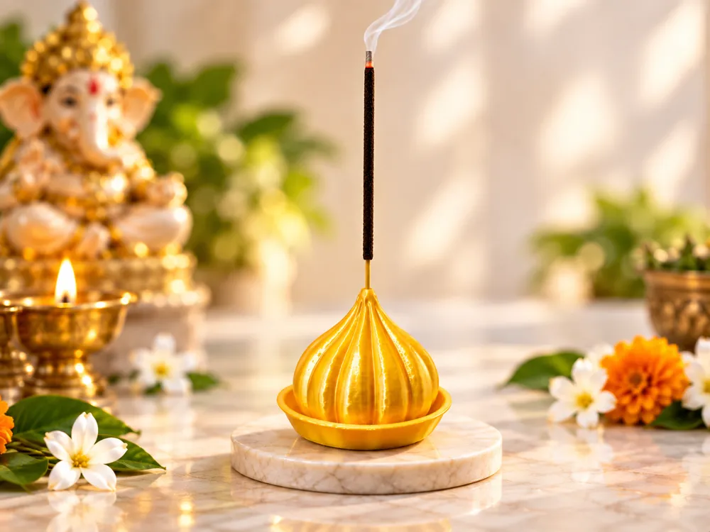 Modak Incense Holder, photo 4 of 4 - Modak Incense Holder Storage & Organisation