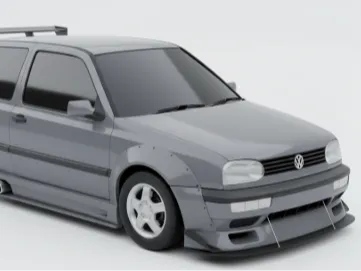 Modell auto car vw golf 3 tuning