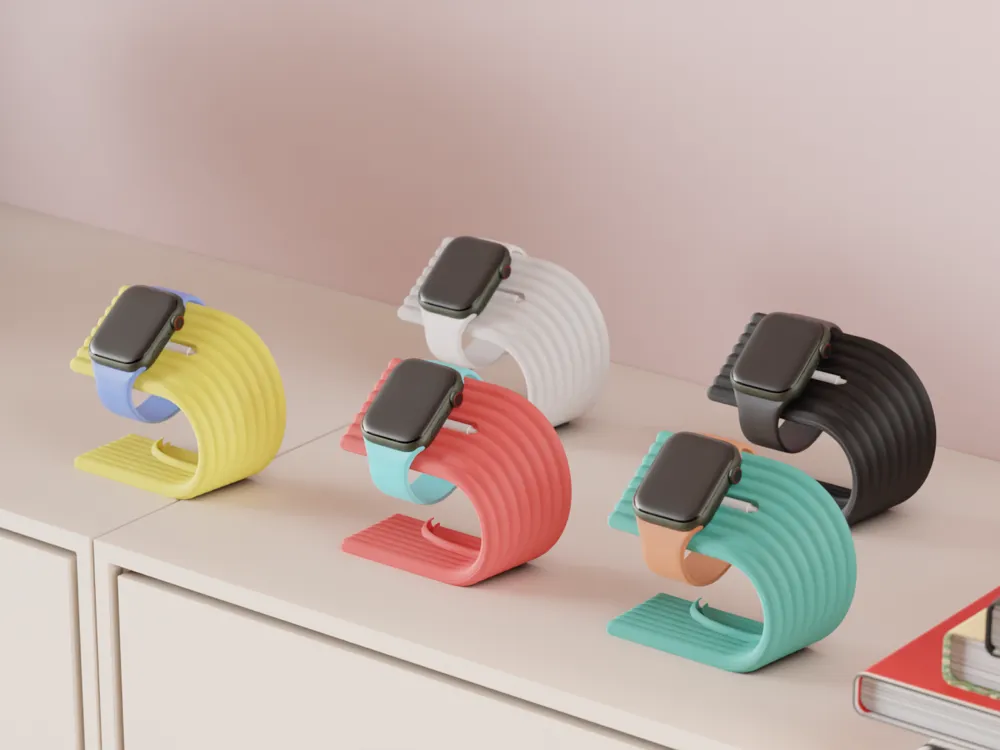 Modern Apple Watch Charging Stand.