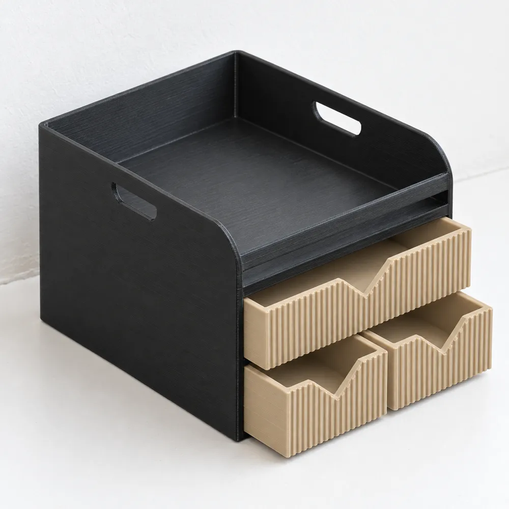 Modern Desk Drawer Organizer, photo 3 of 4 - Modern Desk Drawer Organizer Tools