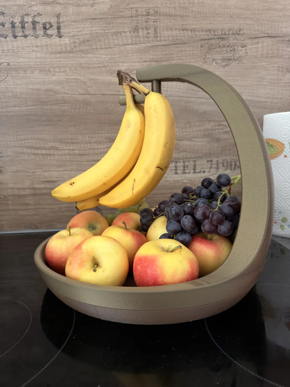 Modern Fruit Bowl with Banana Holder, photo 2 of 4 - Modern Fruit Bowl with Banana Holder Kitchen & Dining