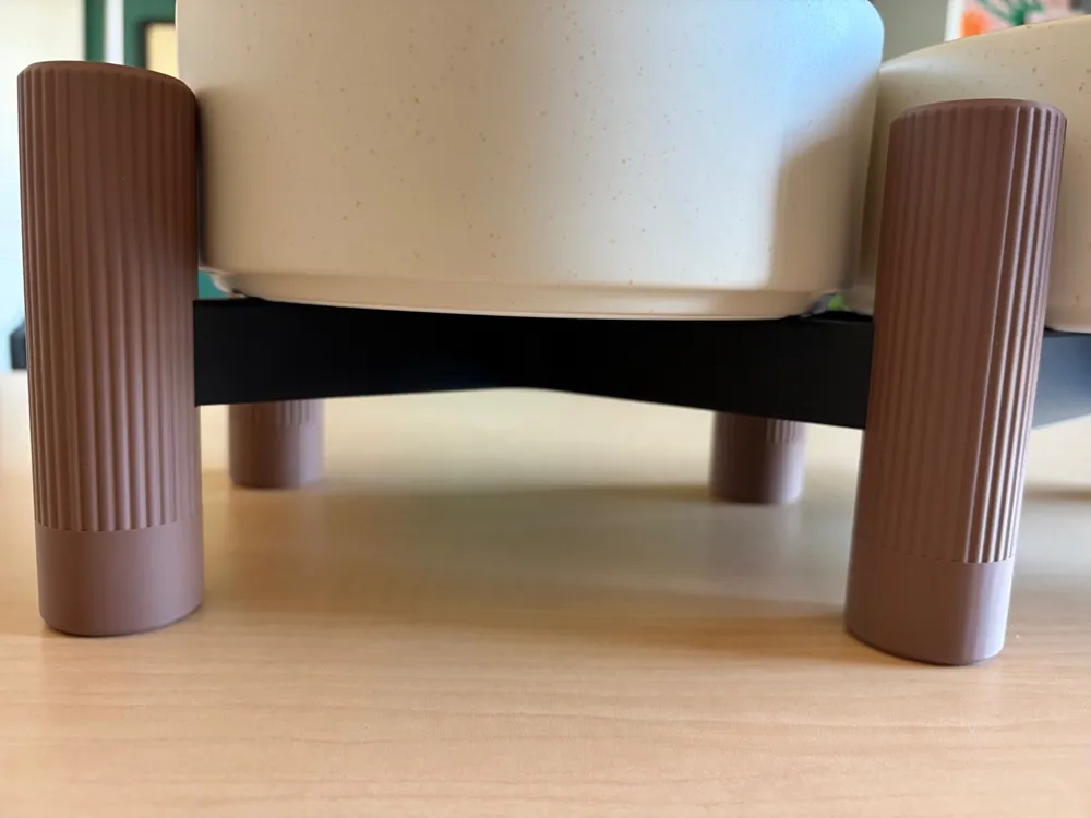 Modular Elevated Dog Bowl Stand | Parametric, photo 3 of 4 - Modular Elevated Dog Bowl Stand | Parametric Pets
