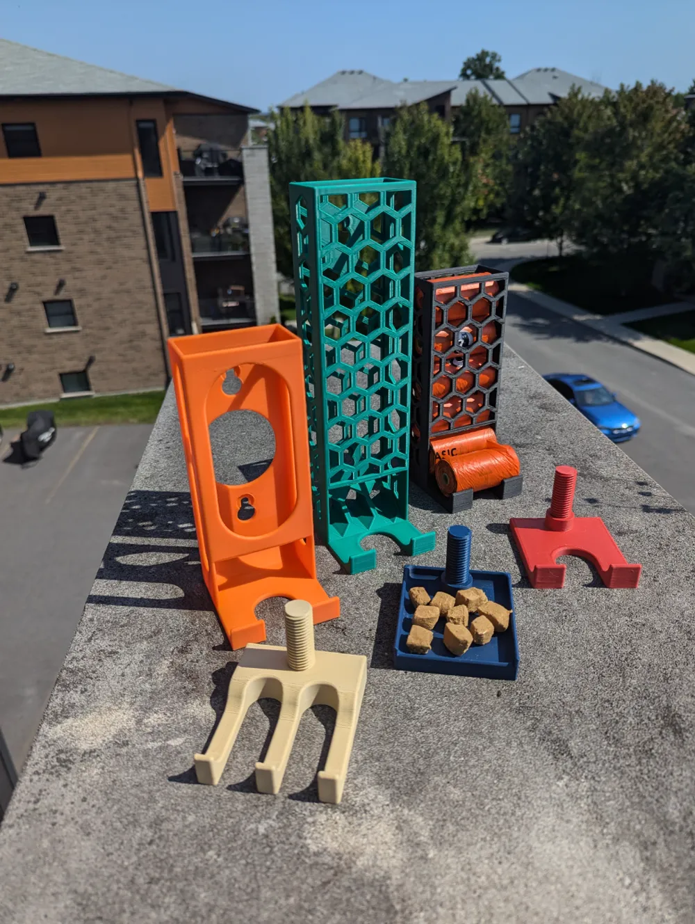 Modular Wall-Mounted Dog Poop Bag Dispenser - V2, photo 2 of 4 - Leash & Poop-bag Holders, dog accesory