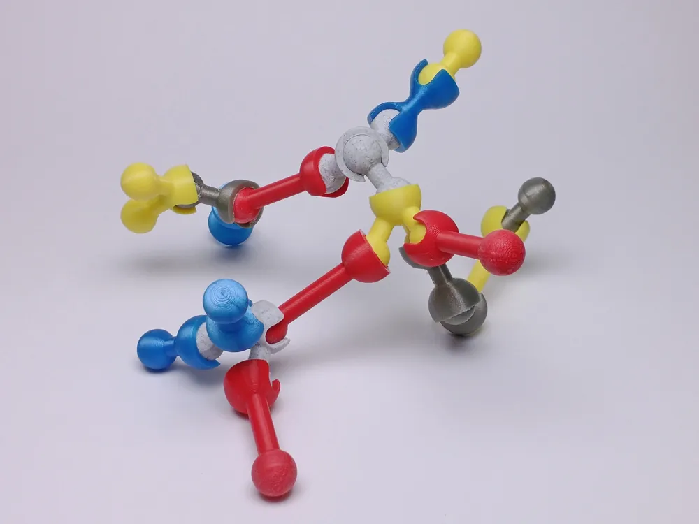 Molecules Building Blocks, photo 4 of 4 - Molecules Building Blocks Art