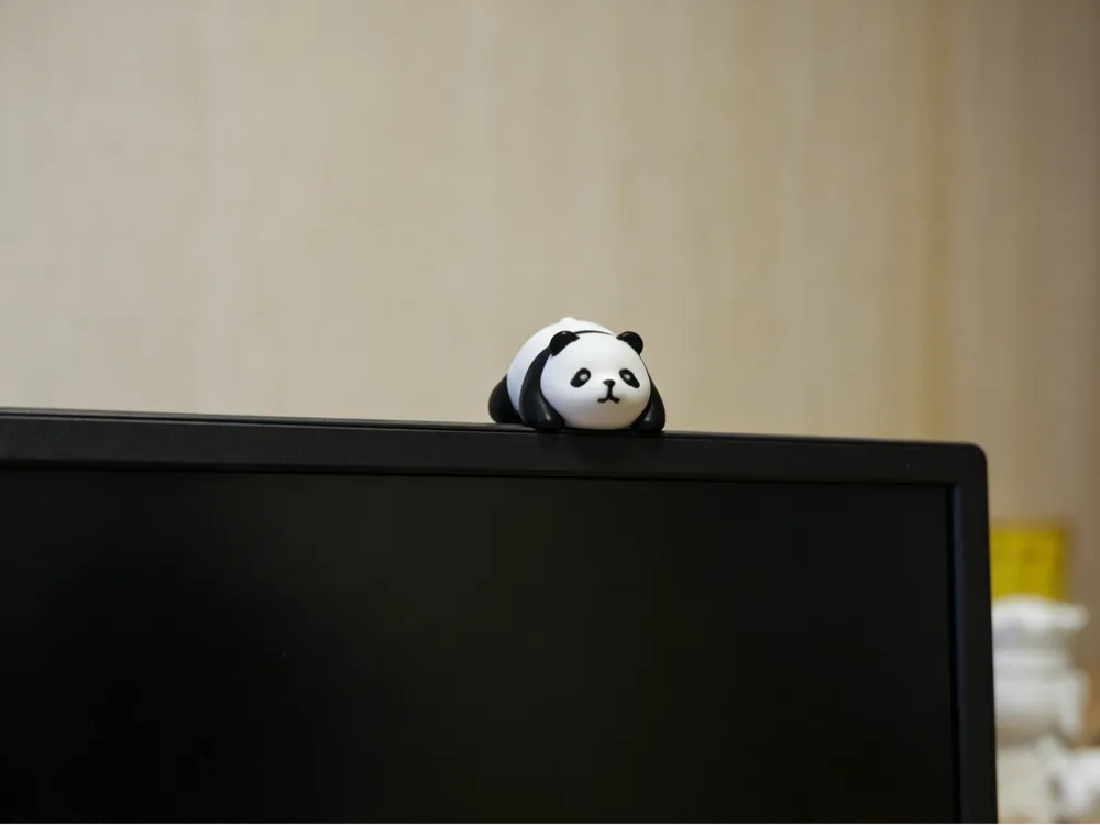 Cute Panda Monitor Buddy