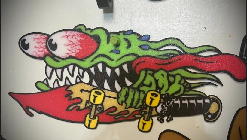 Monster Art Santa Cruz Knife Skater