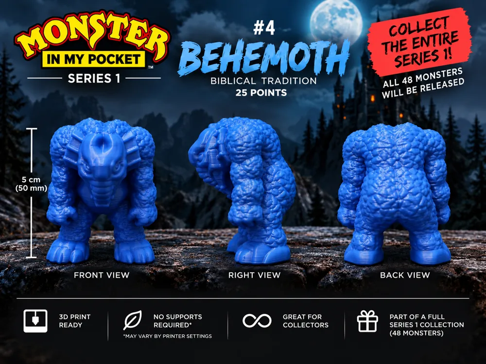Monster in my Pocket - Behemoth - Creatures, in stock in India