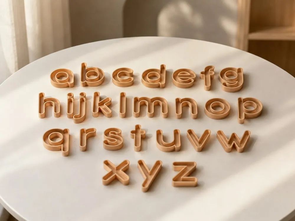 Montessori Alphabet ABC Learning Set, photo 2 of 5 - Baby & Toddler Toys, letters