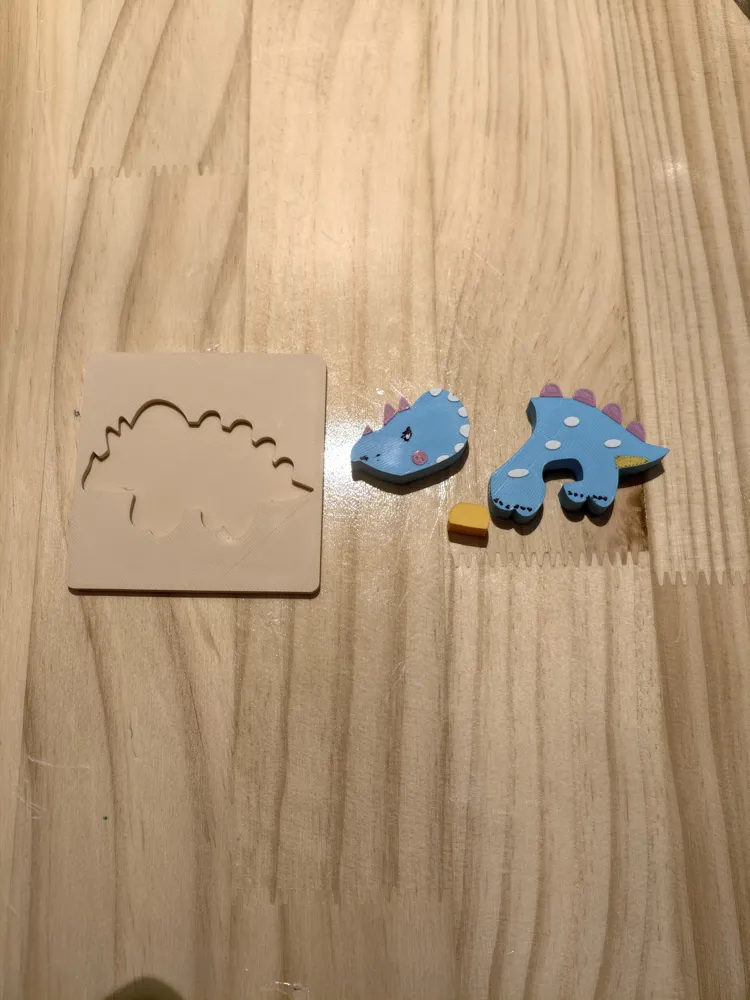 Montessori early education puzzles (dinosaur collection) Pterosaur Tyrannosaurus Rex Brachiosaurus Triceratops Stegosaurus, photo 3 of 5 - Puzzles & Brain Teasers, cute