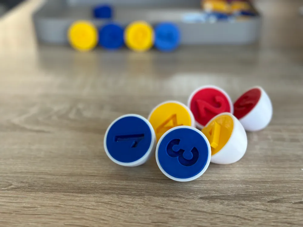 Montessori Eggs theme numbers Educational Toy, photo 3 of 4 - Montessori Eggs theme numbers Educational Toy Kids & Baby