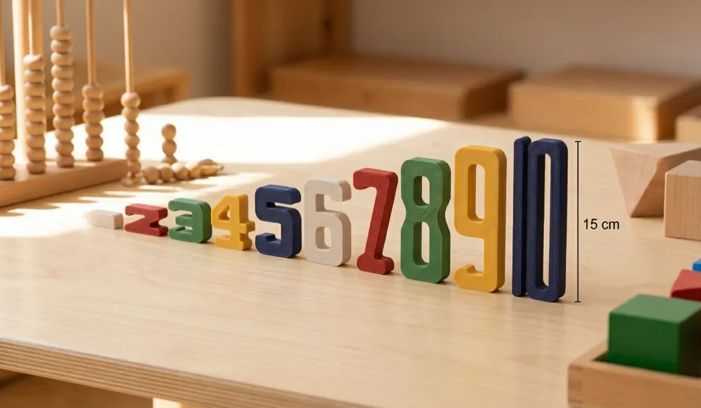 Montessori Number Blocks - Educational Math Toy, photo 2 of 4 - Montessori Number Blocks - Educational Math Toy Toys & Games