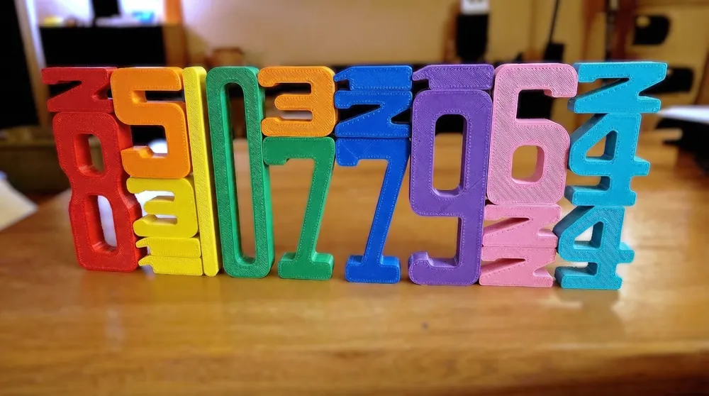 Montessori Number Blocks - Educational Math Toy, photo 4 of 4 - Montessori Number Blocks - Educational Math Toy Toys & Games