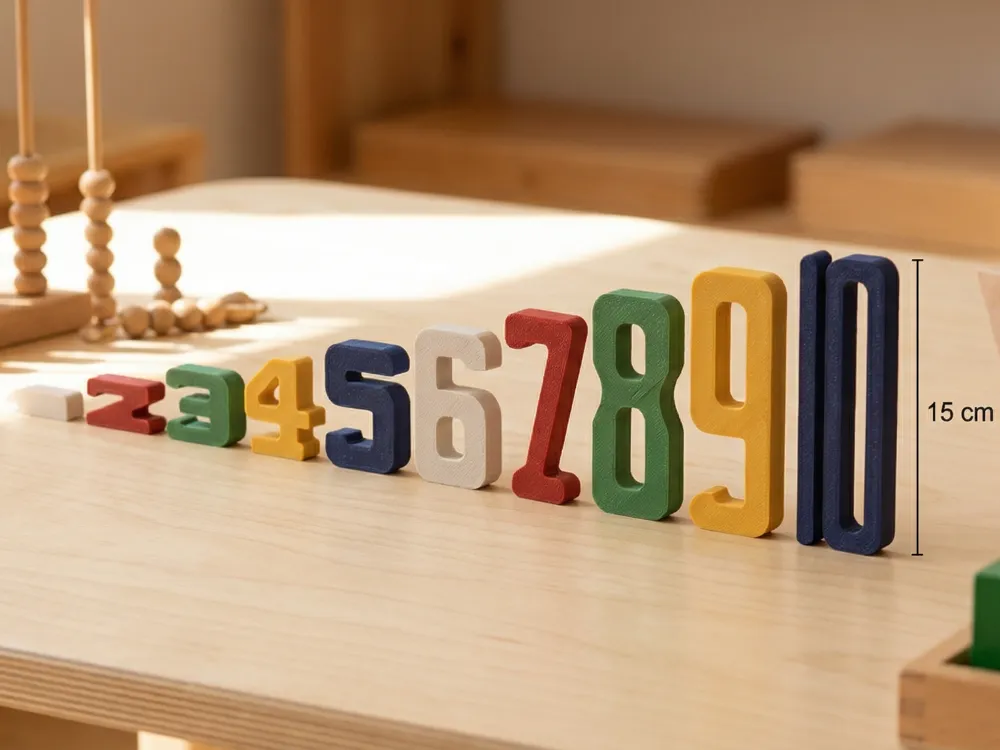 Montessori Number Blocks - Educational Math Toy - Other Toys & Games, in stock in India
