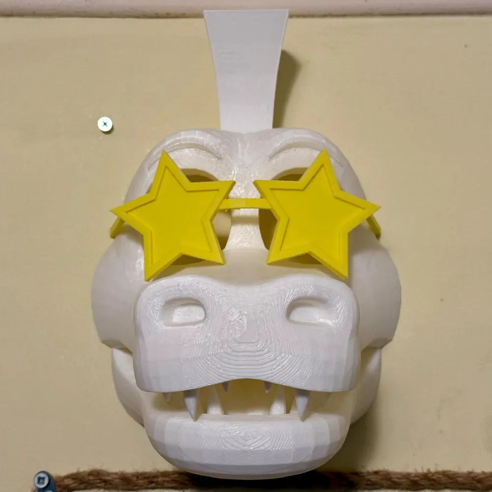 Montgomery Gator Mask - Five Nights at Freddy's, photo 3 of 4 - Montgomery Gator Mask - Five Nights at Freddy's Props & Cosplay