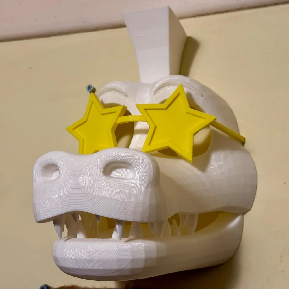 Montgomery Gator Mask - Five Nights at Freddy's, photo 4 of 4 - Montgomery Gator Mask - Five Nights at Freddy's Props & Cosplay