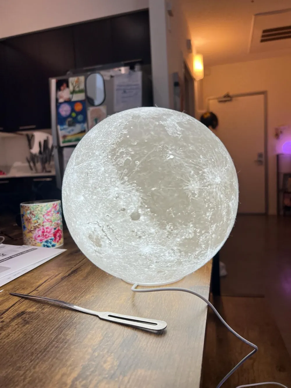 Moon Lamp Flat Base, photo 2 of 4 - Moon Lamp Flat Base Household