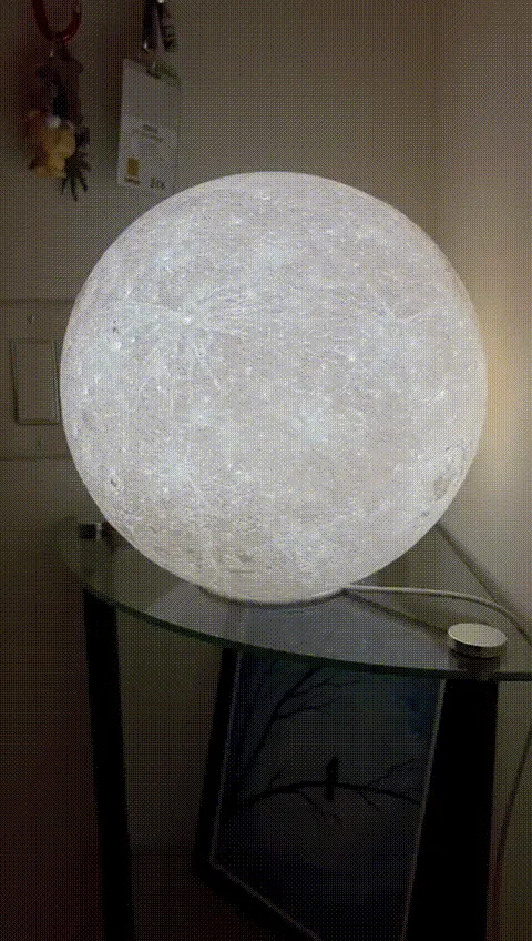 Moon Lamp Flat Base, photo 3 of 4 - Moon Lamp Flat Base Household