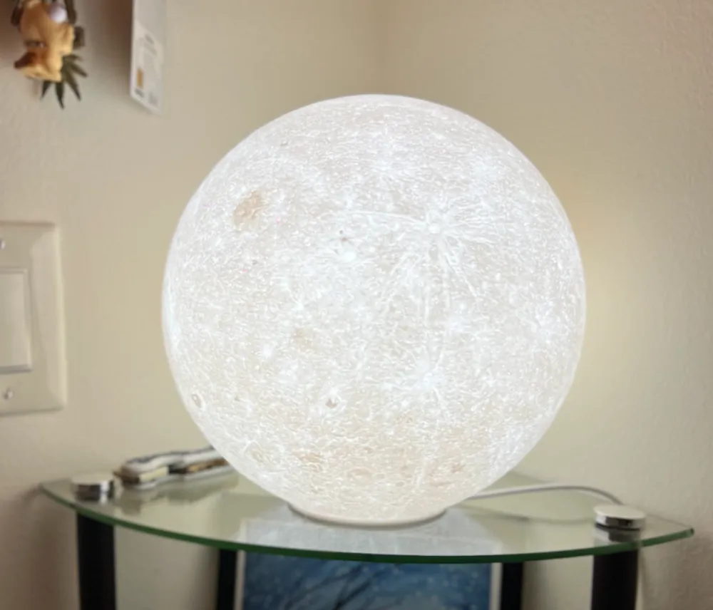 Moon Lamp Flat Base - Decor, in stock in India