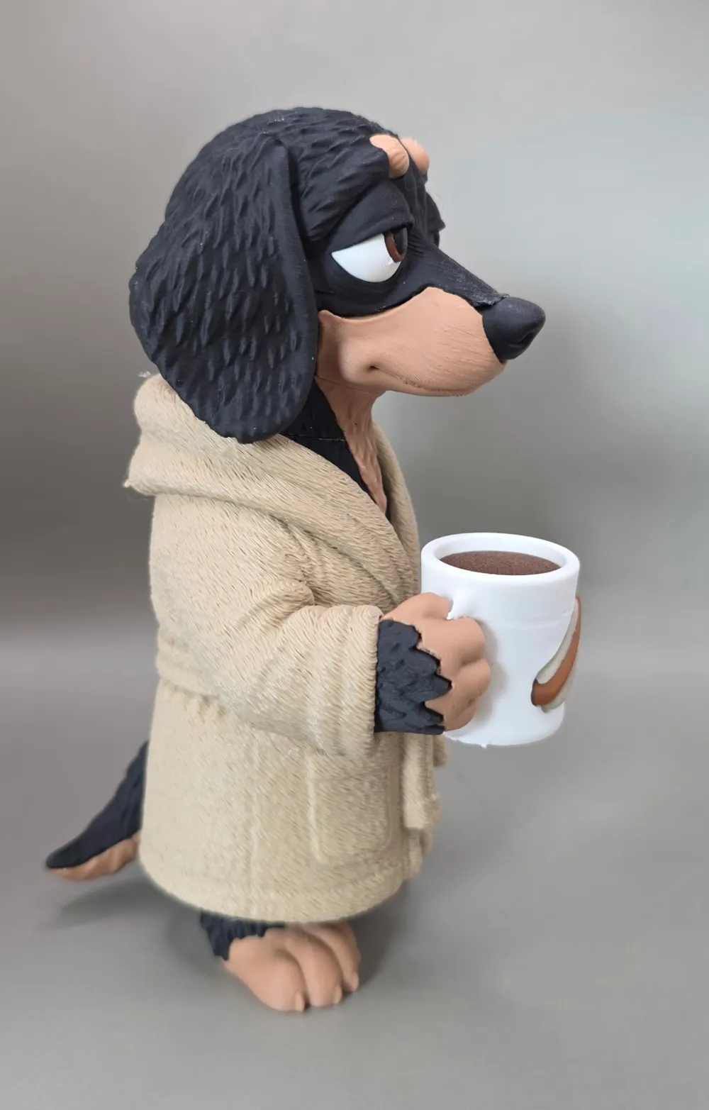 Morning Wiener Sausage Dog Figurine, photo 3 of 5 - Dog Figurines, dog 2026