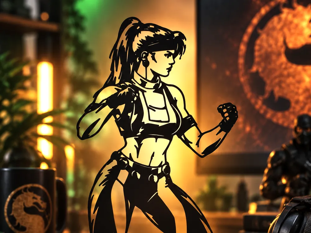 Sonya Blade Decoration, photo 3 of 4 - Sonya Blade Decoration Art