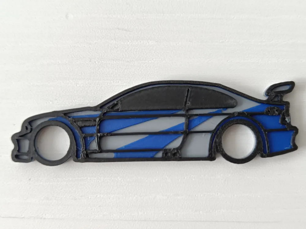 Most Wanted BMW M3 GTR Keychain - Car Brand Keychains, in stock