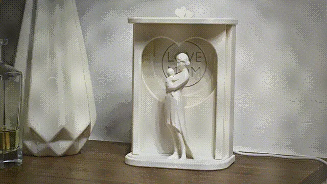 【Mother and Child】_Lighting Ornaments, photo 2 of 4 - Snow Globes & Shadow Boxes, mother's day