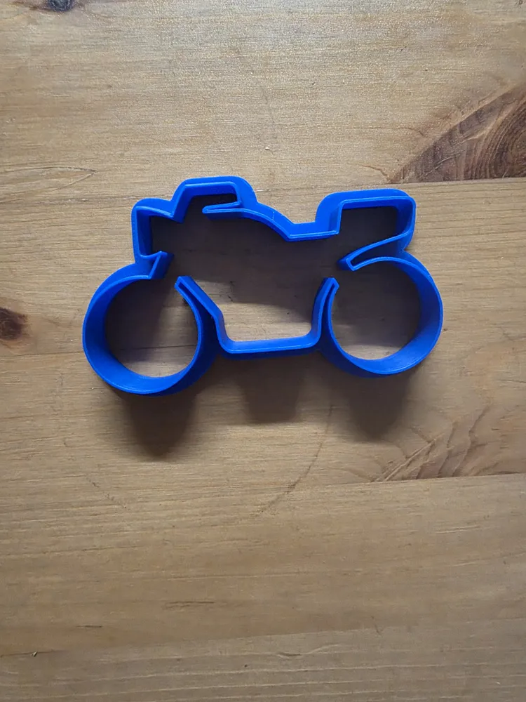 Motorbike cookie cutter, photo 2 of 3 - Motorbike cookie cutter Household