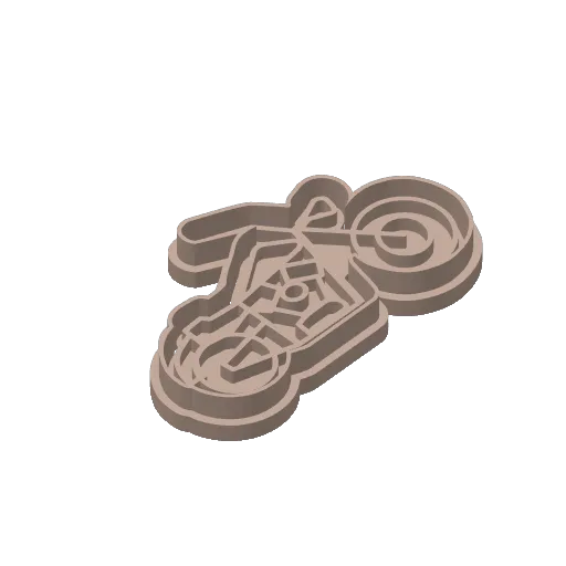 Motorbike cookie cutter, photo 3 of 3 - Motorbike cookie cutter Household