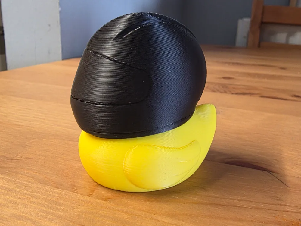 Motorbike Helmet Duck