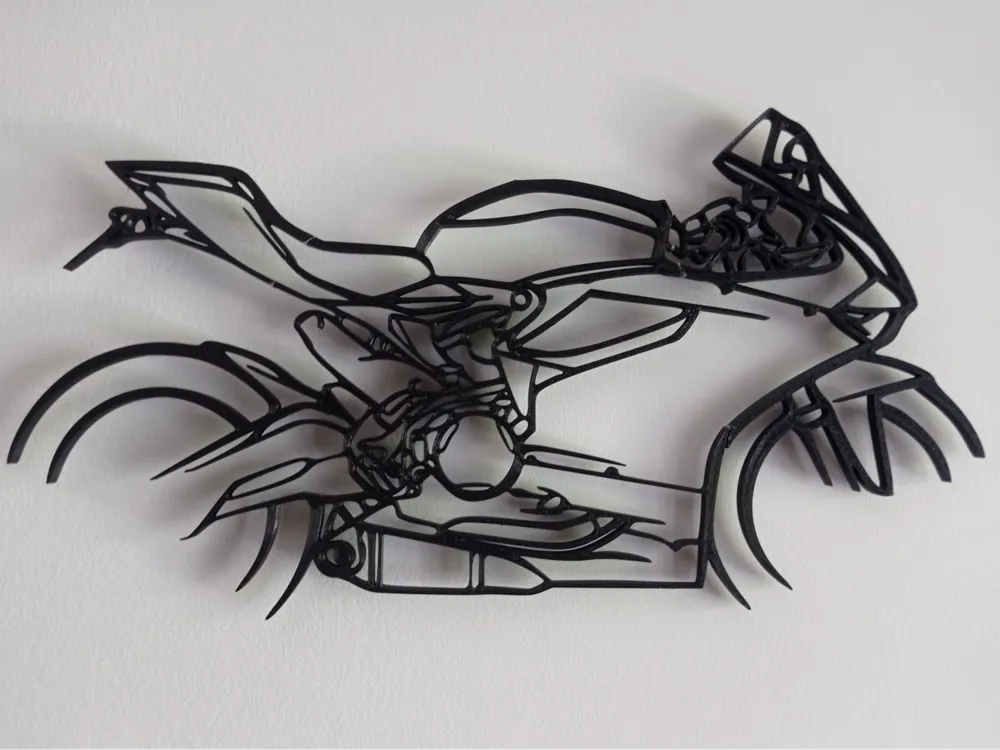 Motorbike wall_art 40cm