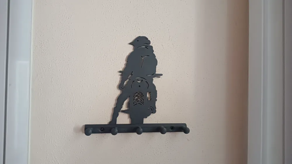 Motorbiker Key rack Key hooks, photo 2 of 4 - Motorbiker Key rack Key hooks Household