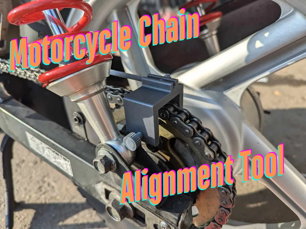 Motorcycle Chain Alignment Tool