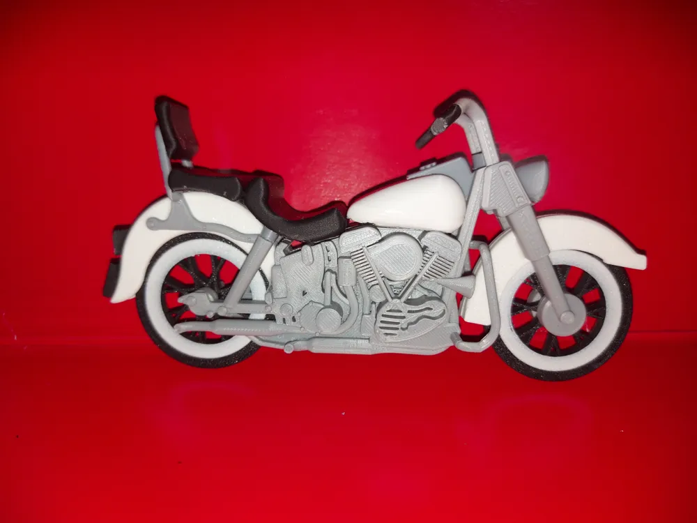 Motorcycle Harley Davidson Duo-Glide, photo 2 of 4 - Bike & Scooty Accessories, motorbike