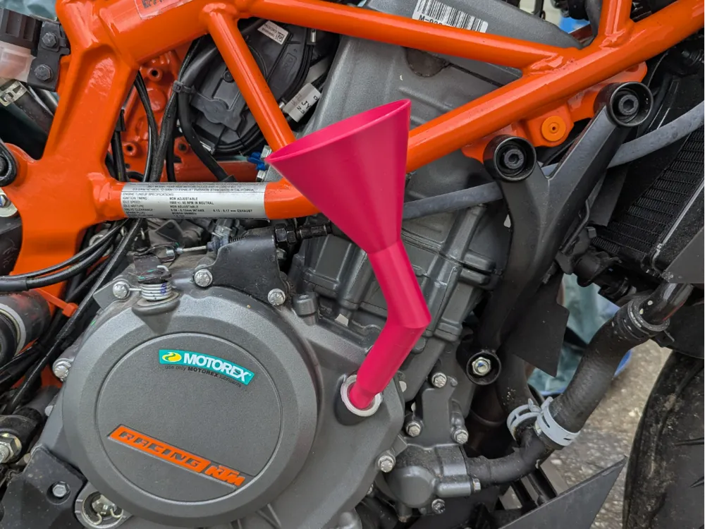Motorcycle Oil Funnel