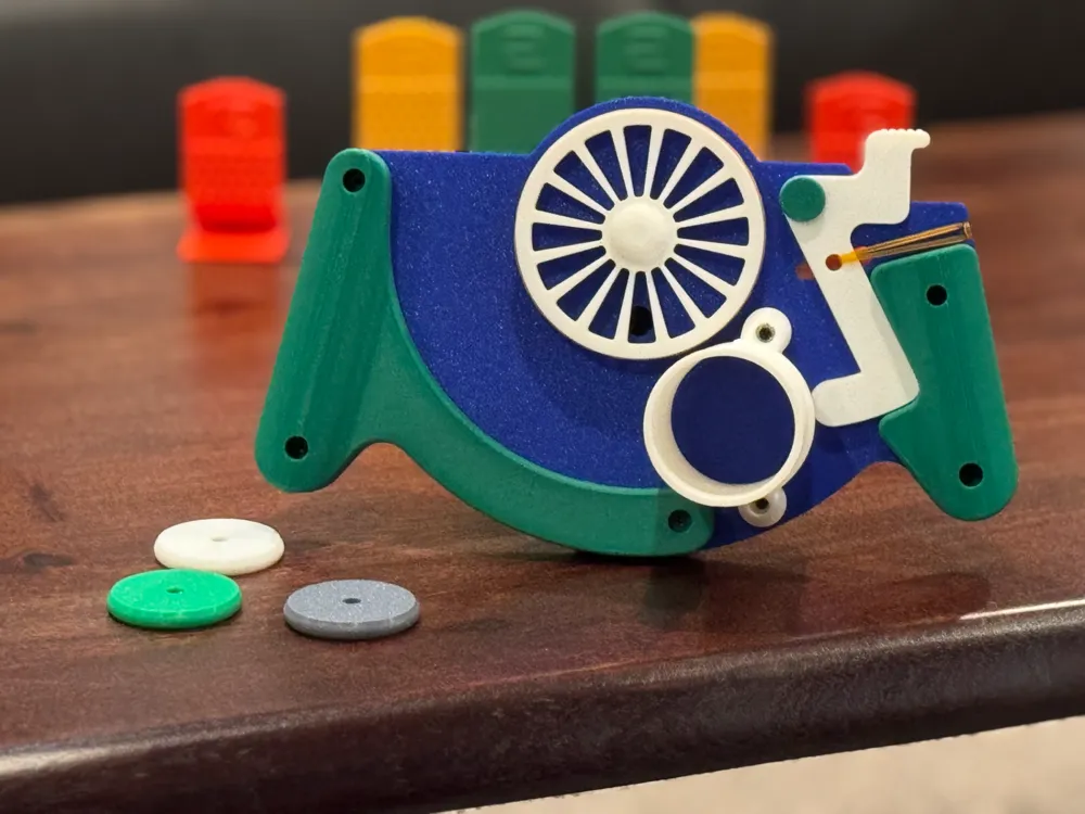Motorized Disc Launcher - Physics Lesson, photo 3 of 4 - Motorized Disc Launcher - Physics Lesson Toys & Games