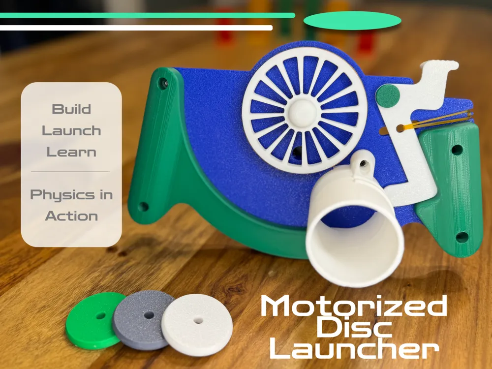 Motorized Disc Launcher - Physics Lesson - Other Toys & Games, in stock in India