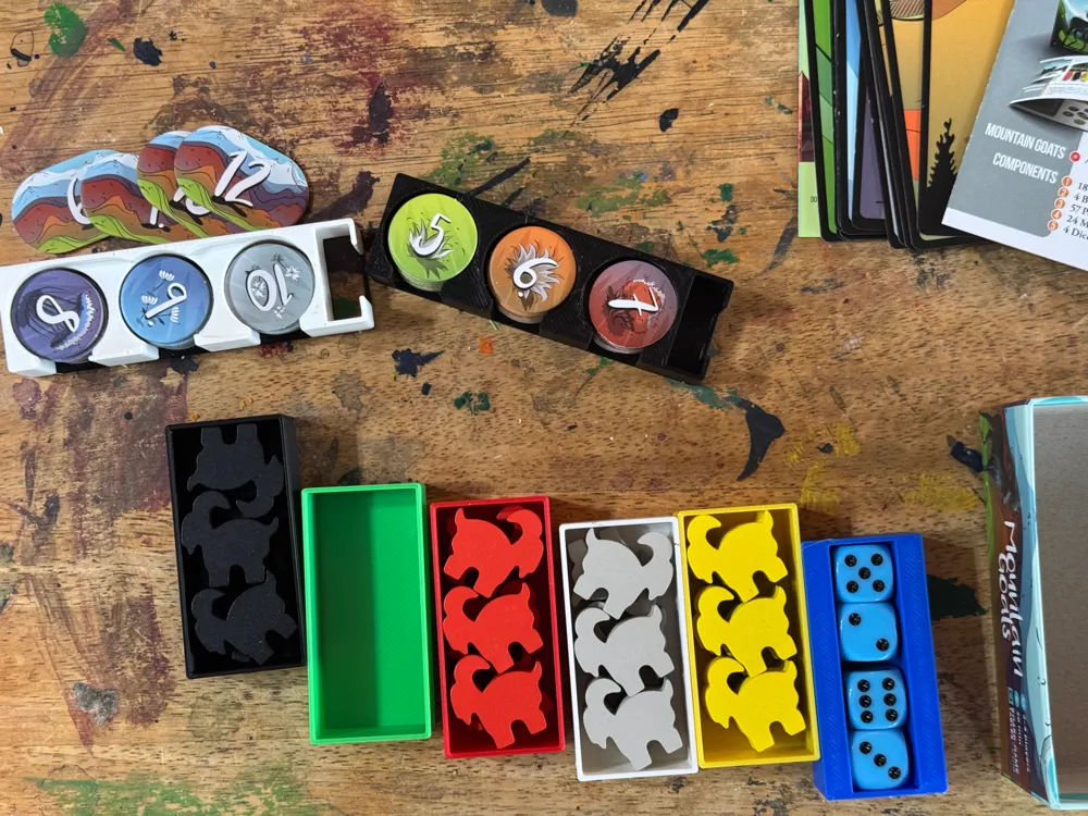Mountain Goats board game insert hybrid, photo 3 of 4 - Mountain Goats board game insert hybrid Board Games & Tabletop