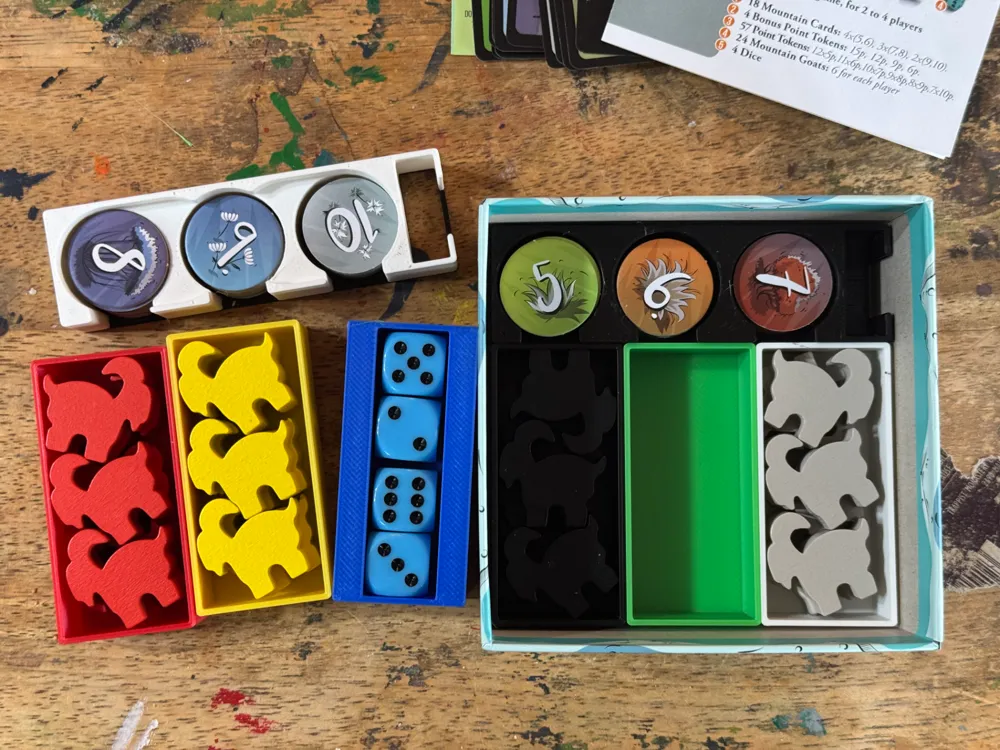 Mountain Goats board game insert hybrid, photo 4 of 4 - Mountain Goats board game insert hybrid Board Games & Tabletop