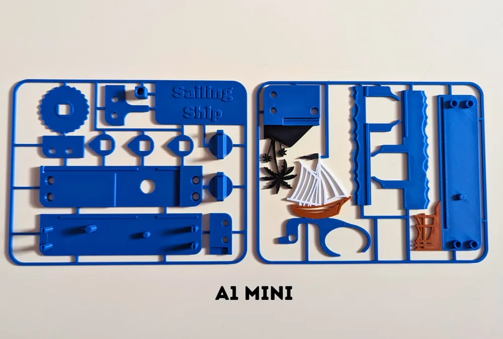 Moving Sailing Ship Kit Card, photo 3 of 4 - Moving Sailing Ship Kit Card Toys & Games