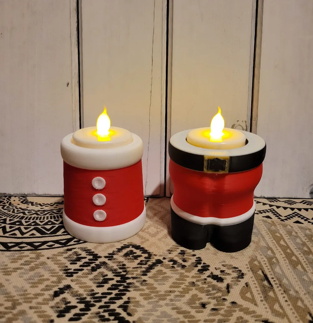 Mr & Mrs Claus T-Light holders