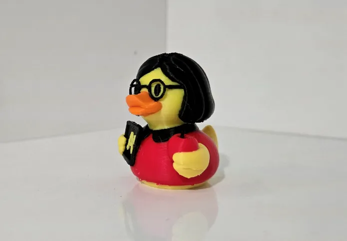 Ms. Quackles: Cute Teacher Cruise Duck, Jeep, Desk, photo 3 of 4 - Ms. Quackles: Cute Teacher Cruise Duck, Jeep, Desk Miniatures