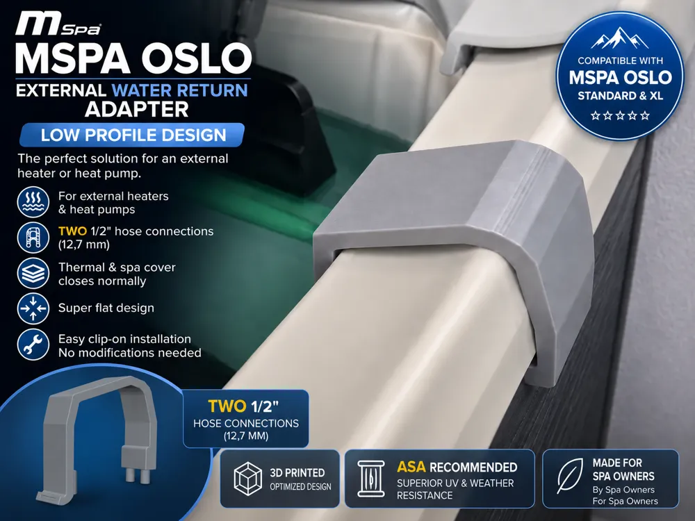 MSpa Oslo External Water Return Adapter