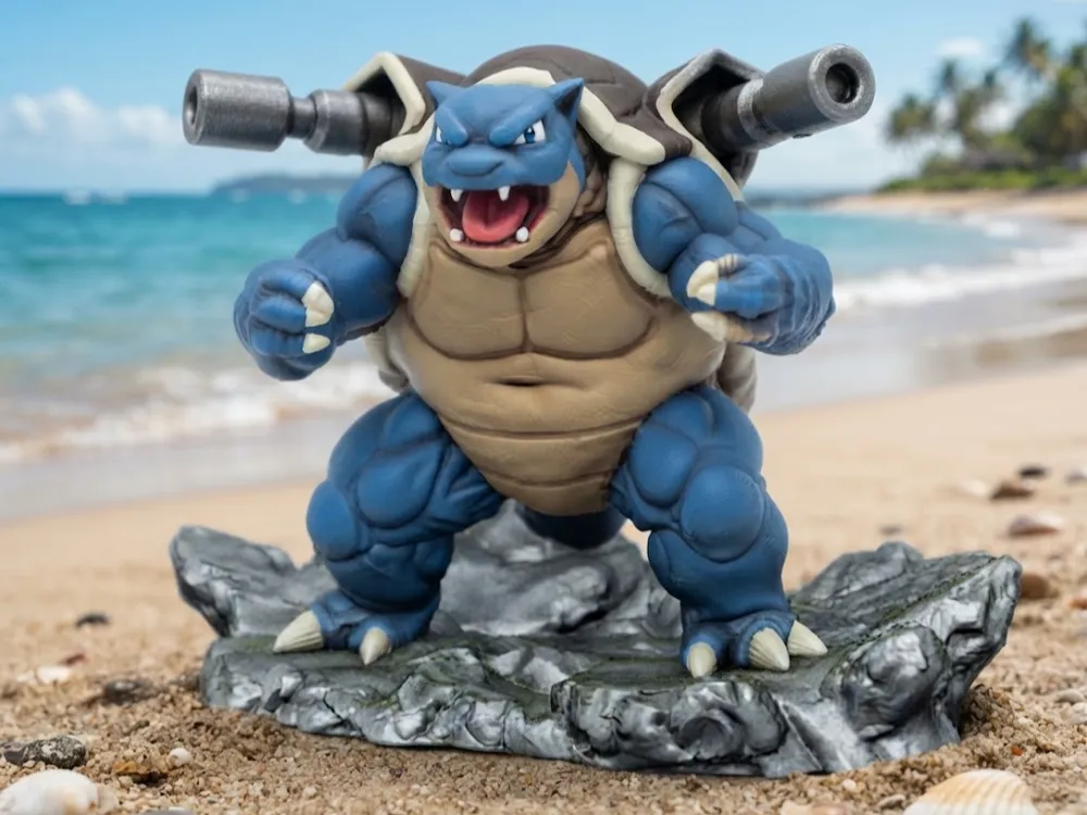 MUSCULAR BLASTOISE - Characters, in stock in India
