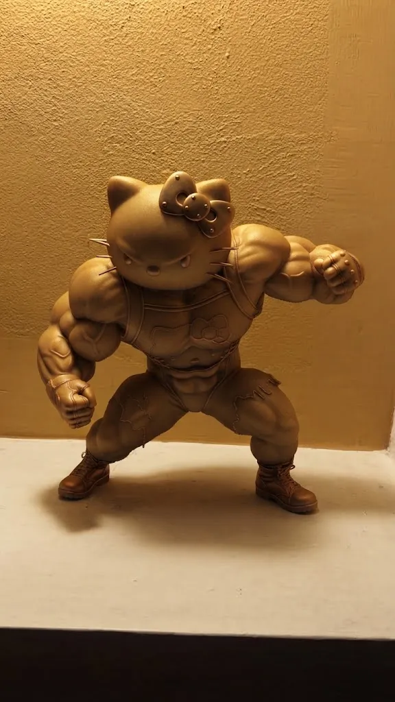 MUSCULAR HELLO KITTY, photo 2 of 4 - MUSCULAR HELLO KITTY Toys & Games